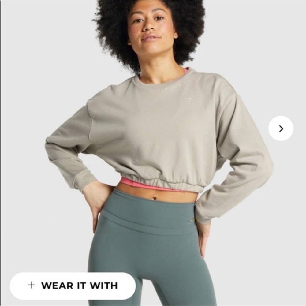 Whitney Simmons x Gymshark Cropped Pullover